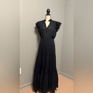 Veronica Beard Satori Black Maxi Dress